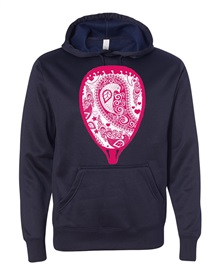 Ladies Goalie Stick Logo Hoodie